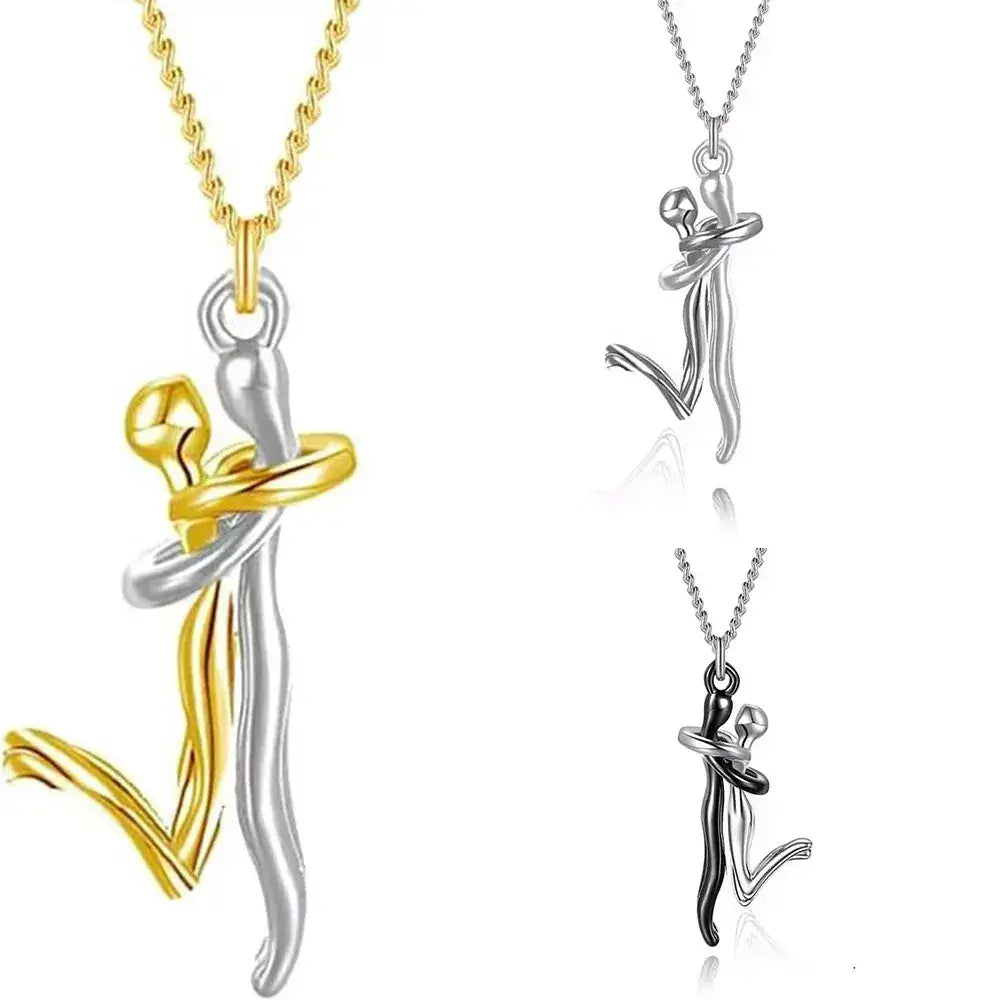 Infinity Embrace Necklace - Buy 1, Get 2, Couple necklace UK, Romantic gift for her, Romantic gift for him, Anniversary gift for couples, Valentine’s Day gift UK, Unisex necklace for couples, Eternal love necklace, Gift for girlfriend UK, Gift for boyfriend UK, Unique couple jewellery, Relationship necklace, Promise necklace, Symbolic jewellery for couples, Thoughtful gift for partner, Special gift for boyfriend or girlfriend, Meaningful jewellery for couples, Personalized love necklace UK, Elegant couple n