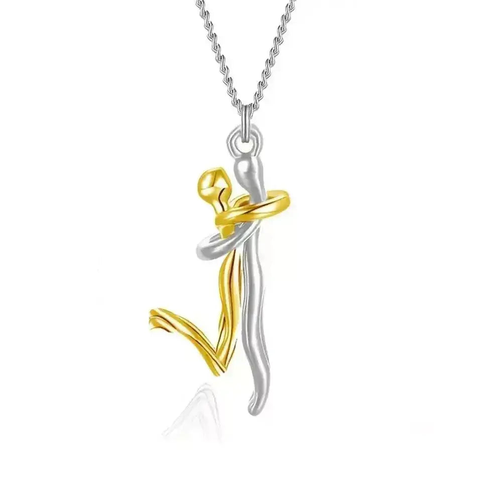 Infinity Embrace Necklace - Buy 1, Get 2, Couple necklace UK, Romantic gift for her, Romantic gift for him, Anniversary gift for couples, Valentine’s Day gift UK, Unisex necklace for couples, Eternal love necklace, Gift for girlfriend UK, Gift for boyfriend UK, Unique couple jewellery, Relationship necklace, Promise necklace, Symbolic jewellery for couples, Thoughtful gift for partner, Special gift for boyfriend or girlfriend, Meaningful jewellery for couples, Personalized love necklace UK, Elegant couple n