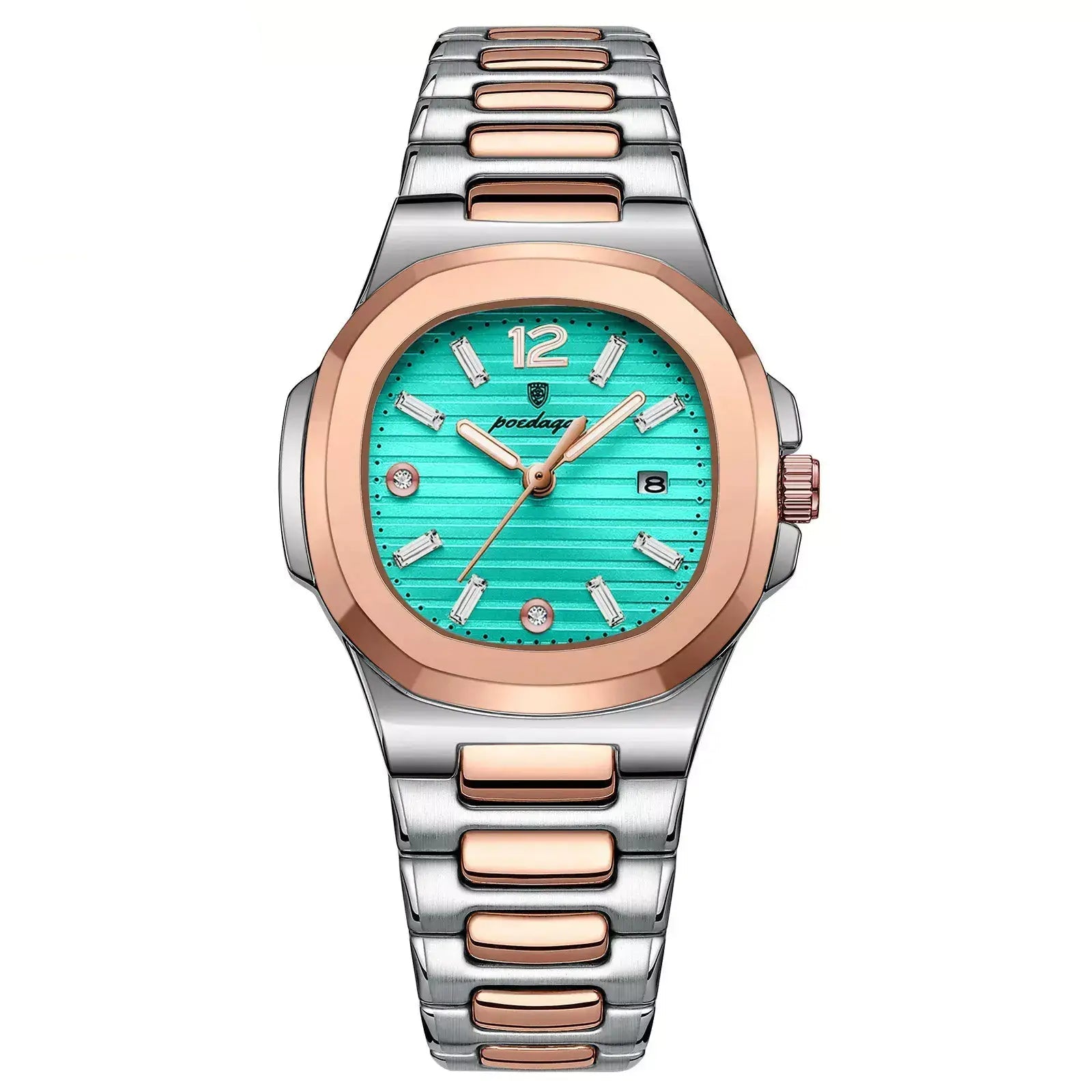 Luxury Square Women’s Watch,Luxury women’s watch, Ladies’ quartz watch, Waterproof women’s watch, Elegant ladies’ watch, Luminous watch for women, Women’s square dial watch, Fashion watch for women, Stylish women’s watch, Best gift for her watch, Durable women’s watch, Elegant everyday watch for women, Women’s watch with date display, Modern ladies’ wristwatch, Affordable luxury watch UK, Waterproof quartz watch for women