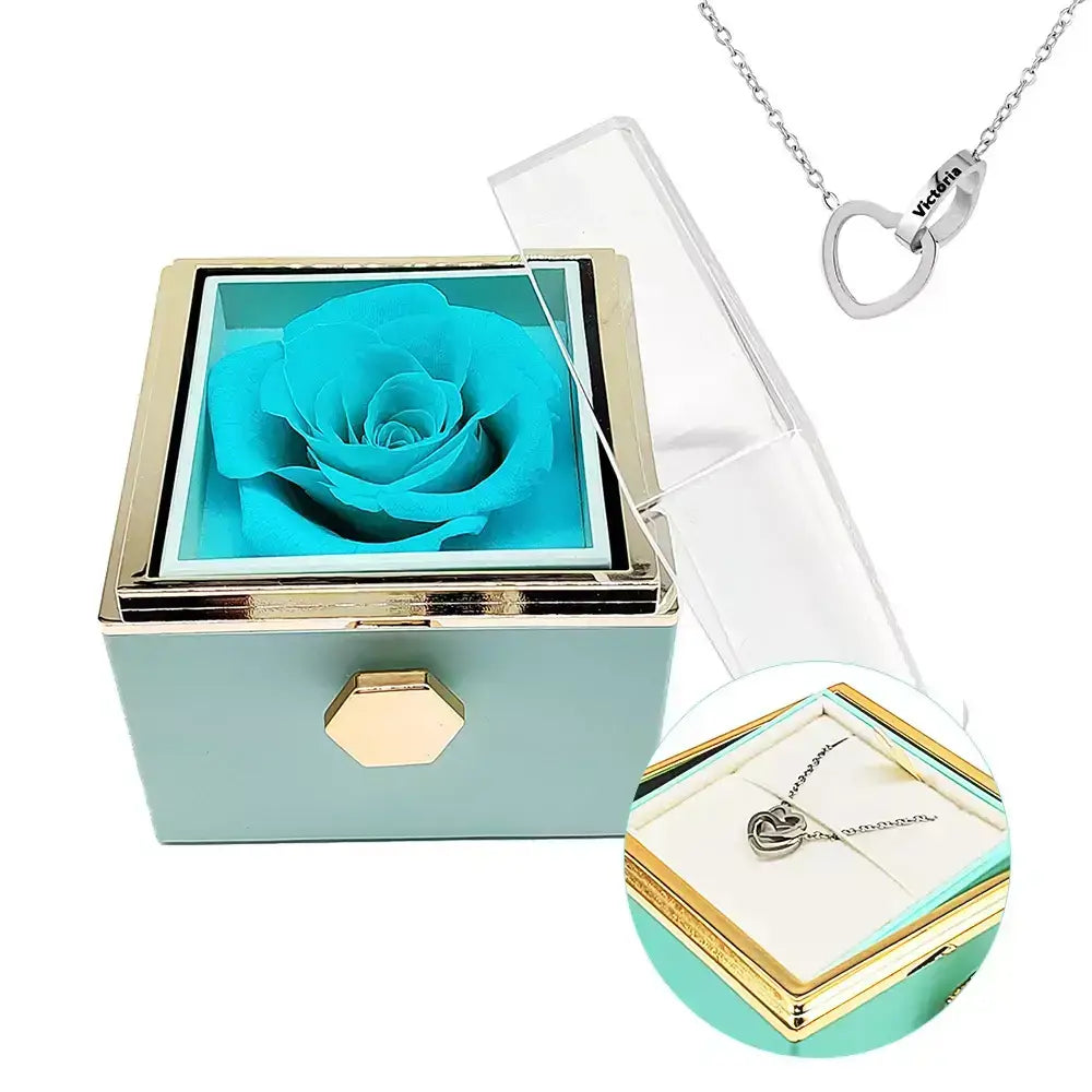 Double Hearts Necklace + Complimentary Rotating Rose Box,
unforgettable gift,
timeless gift for women,
silver necklace for women,
rose gold necklace for women,
romantic gift for her,
necklace with rose box,
meaningful jewellery,
high-quality women’s necklace,
gold necklace for women,
gift with rotating rose box,
elegant women’s necklace,
double hearts necklace,
delicate necklace for girlfriend