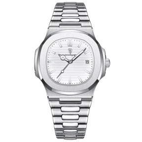 Regent™ men’s stainless steel watch with white dial