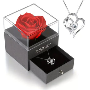 Magical Essence of Love Necklace, elegant women’s necklace, zirconia necklace, romantic gift necklace, jewellery for girlfriend, meaningful gift for her, silver adjustable necklace, sophisticated women’s jewellery, anniversary gift for wife, delicate feminine necklace, copper and zirconia jewellery, romantic birthday gift for her, timeless love necklace