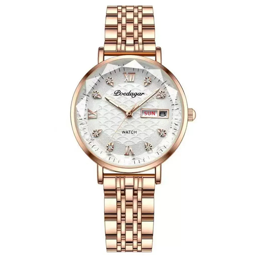 women’s elegant watch, rose gold women’s watch, luxury women’s watch, minimalist women’s watch, luminous women’s watch, stainless steel women’s watch, waterproof women’s watch, fashion women’s watch, stylish women’s watch, casual women’s watch