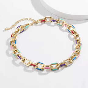Luna Boho Set, boho jewellery set UK, necklace and bracelet set for women, bohemian choker necklace UK, fashion jewellery set women, trendy jewellery UK, colourful bracelet and necklace set, women’s boho accessories, boho chic jewellery UK, modern bohemian jewellery set