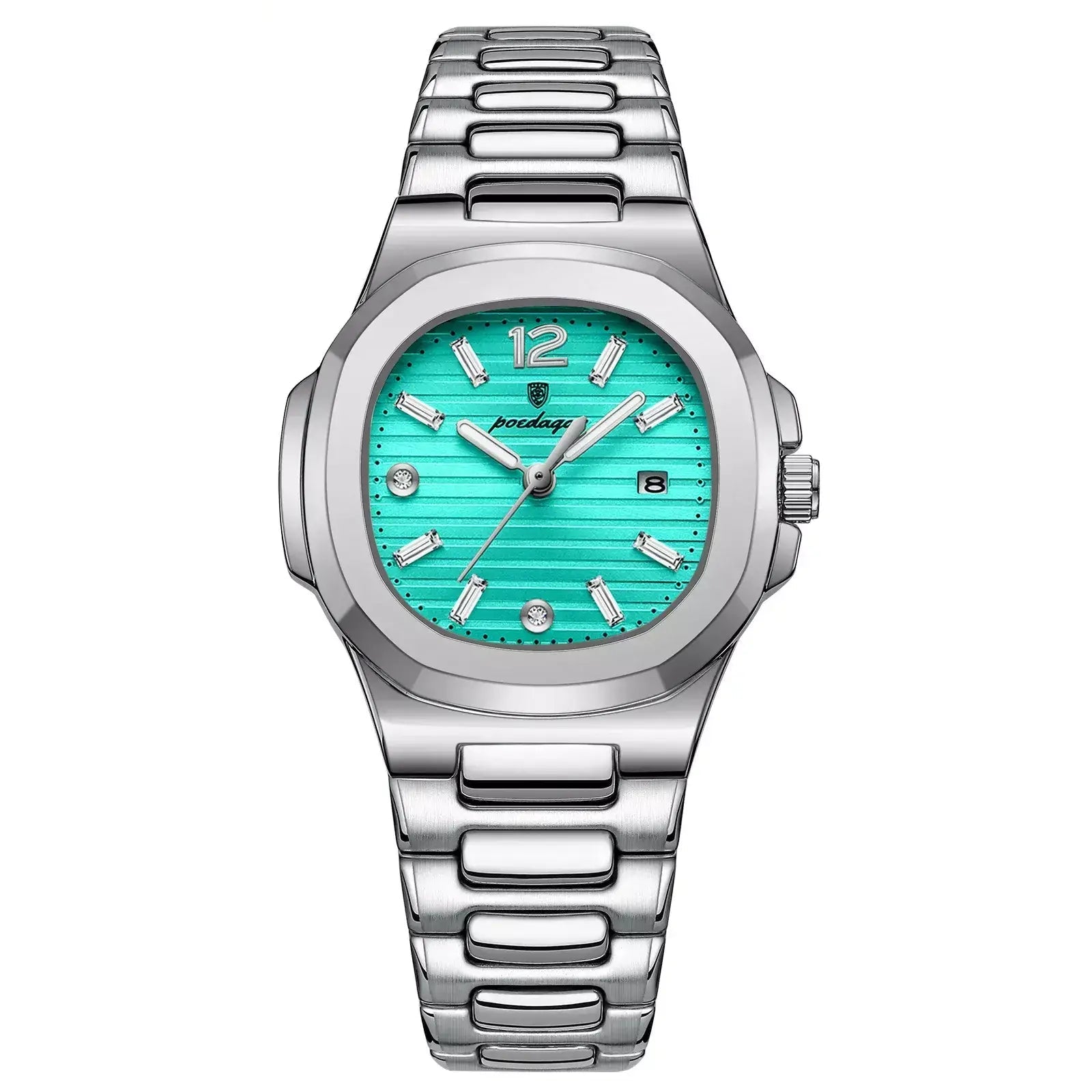 Luxury Square Women’s Watch,Luxury women’s watch, Ladies’ quartz watch, Waterproof women’s watch, Elegant ladies’ watch, Luminous watch for women, Women’s square dial watch, Fashion watch for women, Stylish women’s watch, Best gift for her watch, Durable women’s watch, Elegant everyday watch for women, Women’s watch with date display, Modern ladies’ wristwatch, Affordable luxury watch UK, Waterproof quartz watch for women