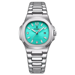 Luxury Square Women’s Watch,Luxury women’s watch, Ladies’ quartz watch, Waterproof women’s watch, Elegant ladies’ watch, Luminous watch for women, Women’s square dial watch, Fashion watch for women, Stylish women’s watch, Best gift for her watch, Durable women’s watch, Elegant everyday watch for women, Women’s watch with date display, Modern ladies’ wristwatch, Affordable luxury watch UK, Waterproof quartz watch for women