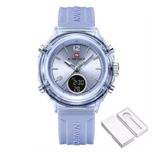 Elegance Dual Display Ladies’ Watch, ladies watch, women’s watches UK, dual display watch, analogue and digital watch, stylish ladies watch, elegant women’s watch, water resistant ladies watch, modern ladies quartz watch, silicone strap ladies watch