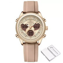 Glam Pulse Ladies’ Watch, ladies watch, women’s watch, ladies wristwatch, elegant ladies watch, fashion ladies watch, luxury women’s watch, quartz ladies watch, waterproof ladies watch, heart shaped ladies watch, silicone strap ladies watch, casual ladies watch, dual display women’s watch, stylish ladies watch, gift watch for women, girls fashion watch