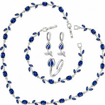 tulip jewellery set, jewellery gift for her, gift for women, luxury jewellery set, women's jewellery set, floral jewellery set, necklace bracelet earrings ring set, premium jewellery gift, elegant jewellery set, jewellery with gift box