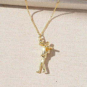Gold Father & Son Embrace Pendant Necklace – Premium Family Jewellery Gift