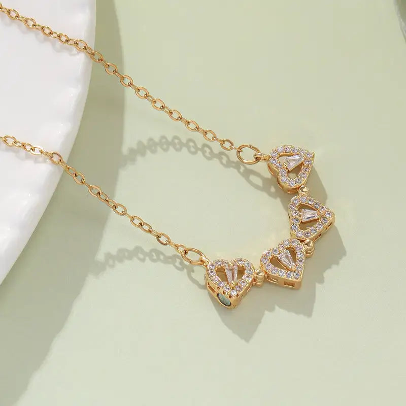 Magnetic Love Clover Necklace, Romantic necklace for couples, Couple’s magnetic necklace, Heart clover pendant necklace, Unisex romantic jewellery UK, Anniversary gift for her UK, Valentine’s Day gift UK, Meaningful gift for loved one, Symbolic love necklace, Gift box with roses necklace, Magnetic couple necklace UK, Love pendant necklace, Special occasion necklace, Romantic jewellery gift, Unique necklace for girlfriend, Eternal love necklace, Lucky clover necklace, Magnetic heart necklace